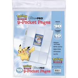 POKÉMON - 9-POCKET PAGES PACK (10 PAGES)