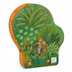 SILHOUETTE PUZZLES - IN THE JUNGLE 54 PCS